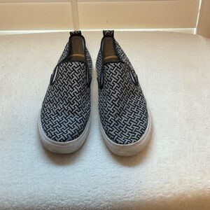 Tommy Hilfiger Black and White Patterned Sneakers